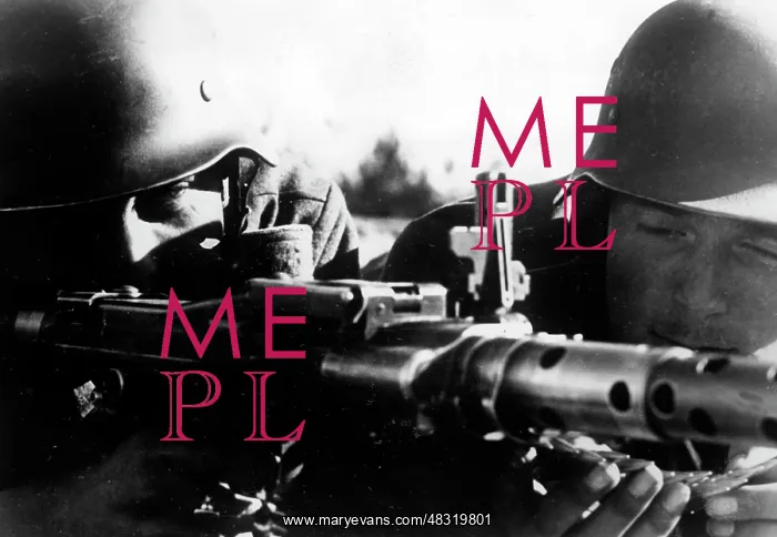 : German machine gun - Eastern Front, 1941 : German machine gun - Eastern Front, 1941