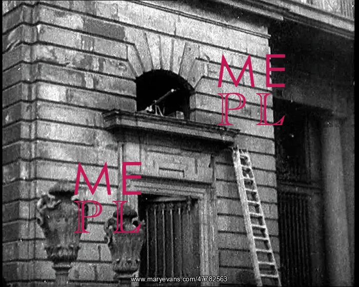 : German Machine Gun Placement in the Window : German Machine Gun Placement in the Window
