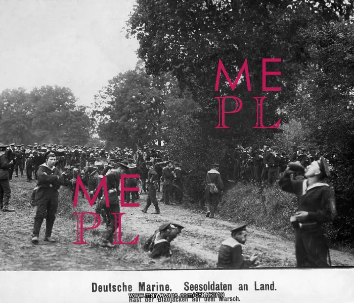 : German marines, 1907 : German marines, 1907
