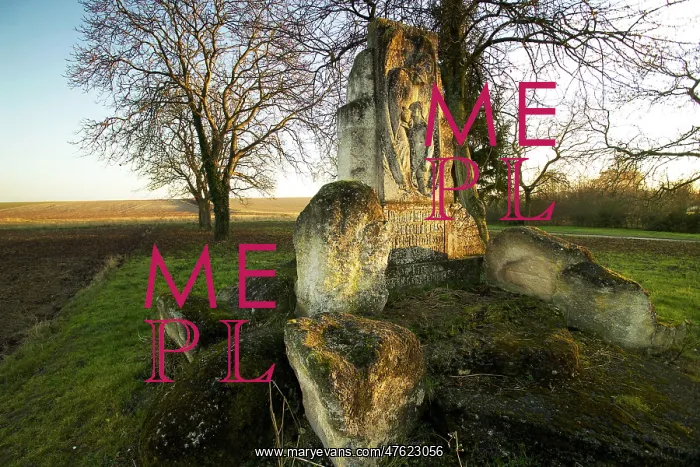 : German memorial in Machault - Champagne : German memorial in Machault - Champagne