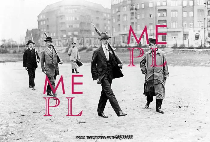 : German men at a paramilitary exercise, 1914 : German men at a paramilitary exercise, 1914