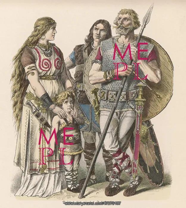 : German Men - Women - 4th century : German Men - Women - 4th century