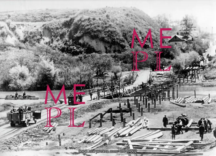  : German military bridge on the Eastern Front, 1941