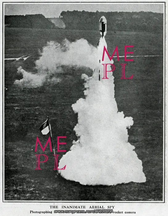 : German military rocket camera, WW1 : German military rocket camera, WW1