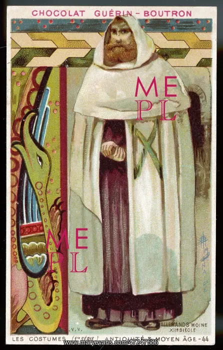 : GERMAN MONK / 12TH C : GERMAN MONK / 12TH C
