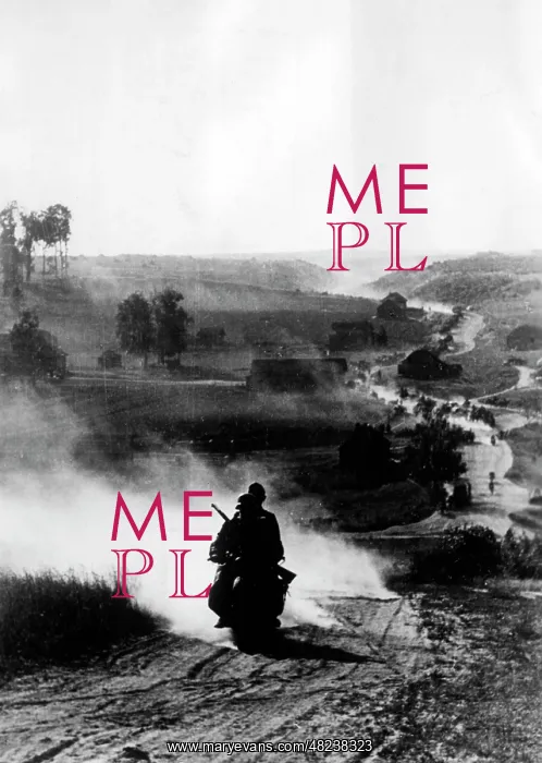 : German motorcycle troops at Smolensk, 1941 : German motorcycle troops at Smolensk, 1941