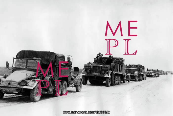 : German motorized troops at the beginning of : German motorized troops at the beginning of