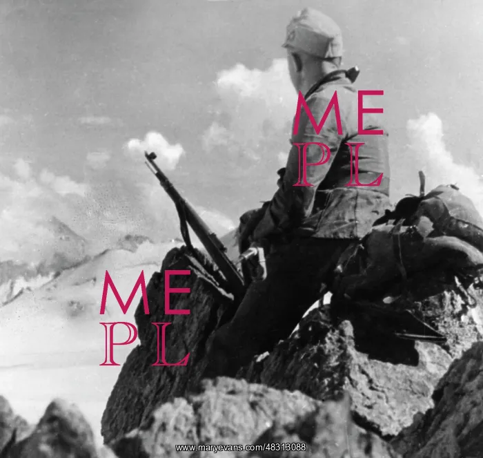 : German mountain fighter on Elbrus, 1942 : German mountain fighter on Elbrus, 1942