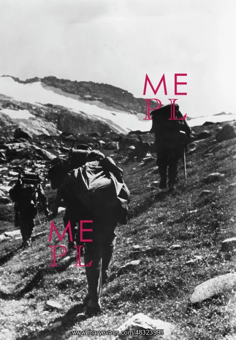 : German mountain troops on Mount Elbrus, 1942 : German mountain troops on Mount Elbrus, 1942