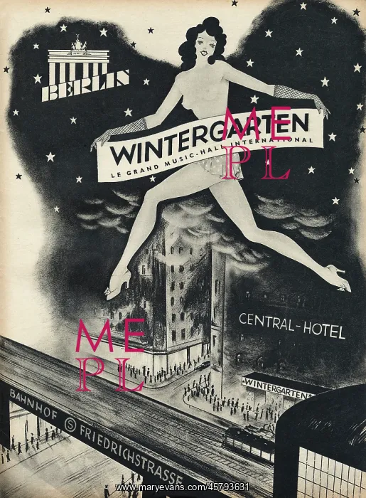 : GERMAN MUSIC HALL ADVERT : GERMAN MUSIC HALL ADVERT