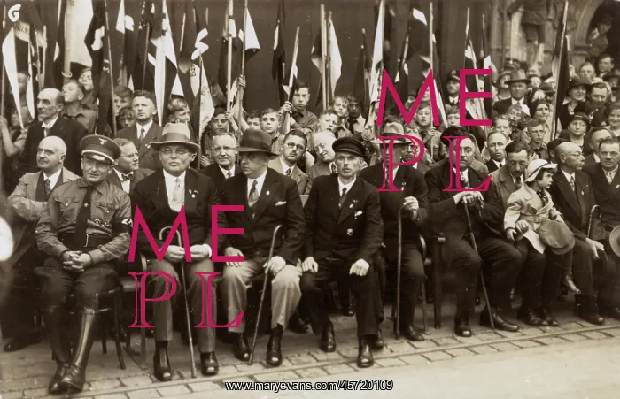 : German Nationalist Event - Perhaps a parade or demonstration : German Nationalist Event - Perhaps a parade or demonstration