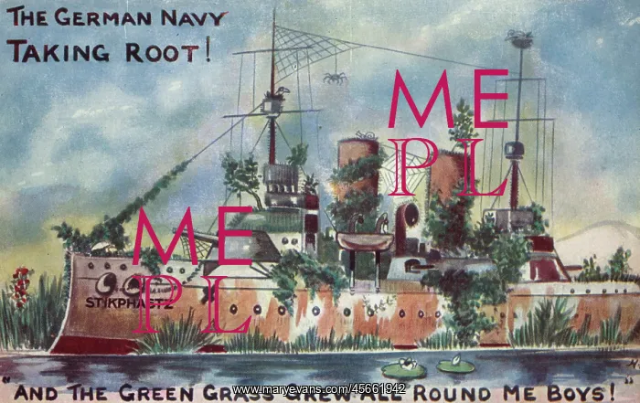 : German Navy lampooned - World War One : German Navy lampooned - World War One
