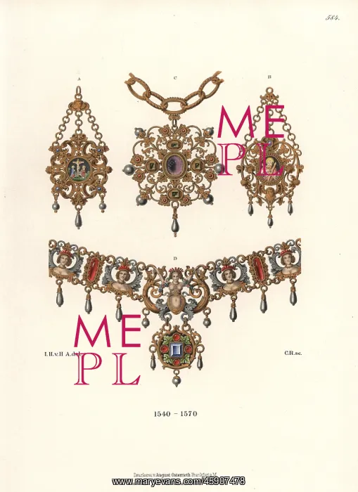 : German necklaces of the mid 16th century : German necklaces of the mid 16th century