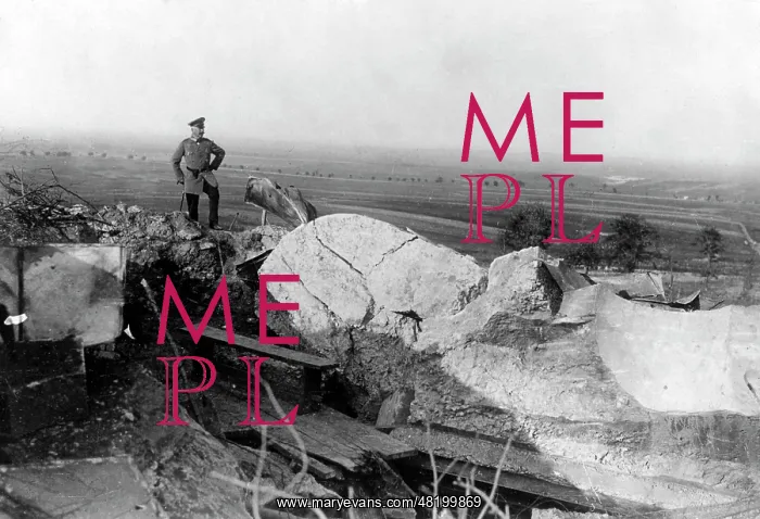 : German officer in Przemysl, World War One : German officer in Przemysl, World War One