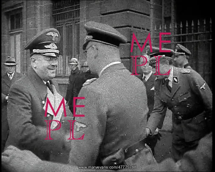 : German Officers Walking Out of a Building In Paris : German Officers Walking Out of a Building In Paris