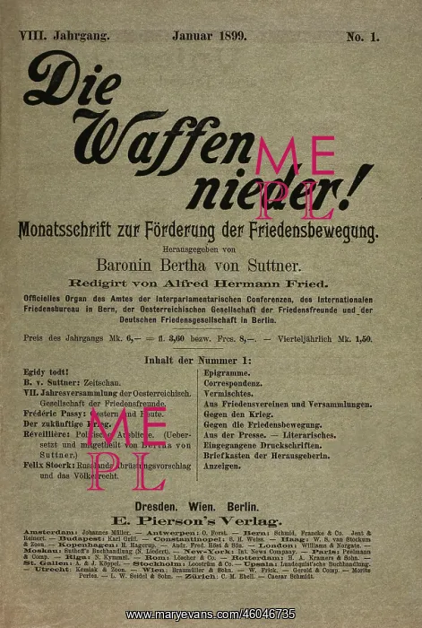  : German pacifist journal