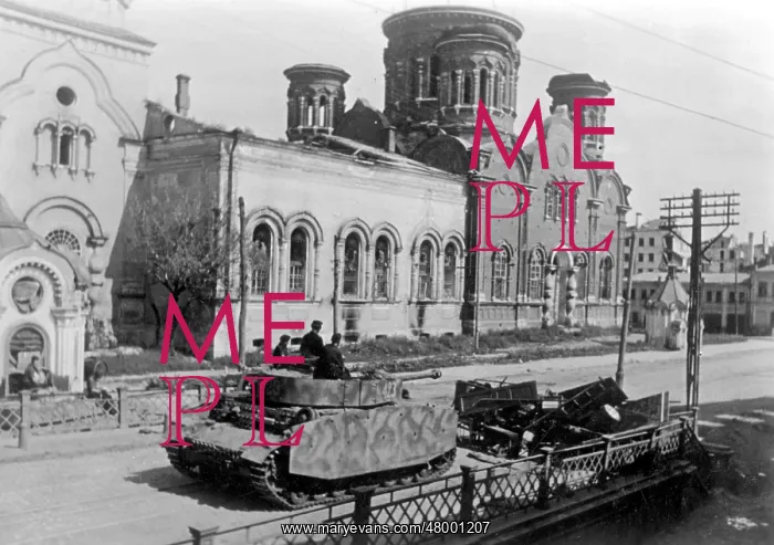 : German Panzer IV in Orel, 1943 : German Panzer IV in Orel, 1943