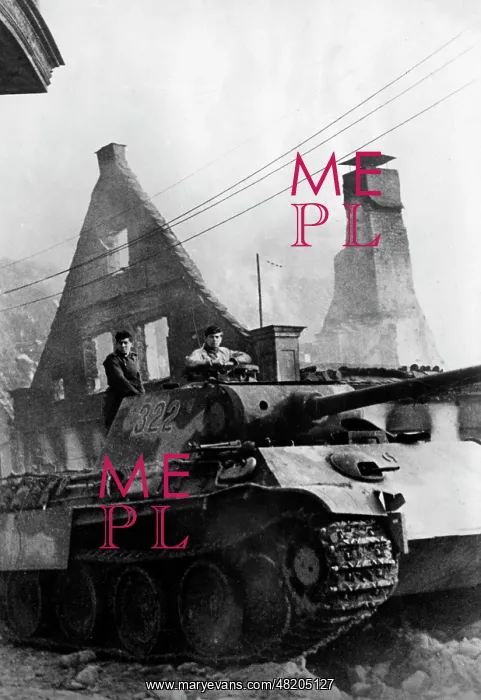 : A German Panzer V in Goldap, 1944 : A German Panzer V in Goldap, 1944