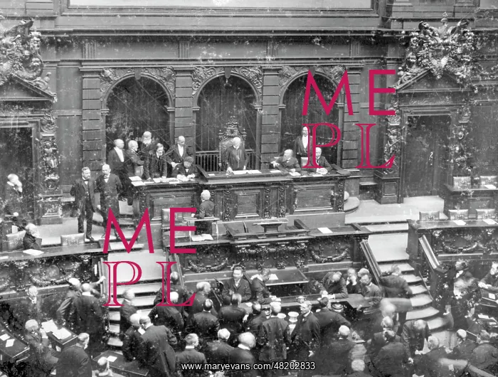: The German parliament, 1907 : The German parliament, 1907
