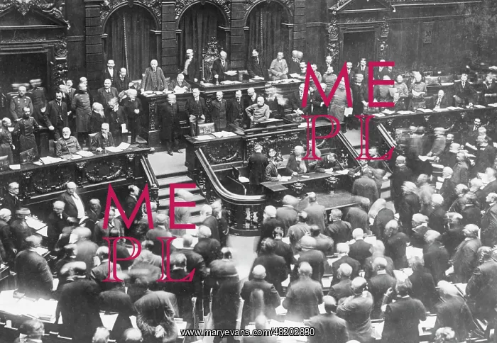 : The German parliament, 1913 : The German parliament, 1913
