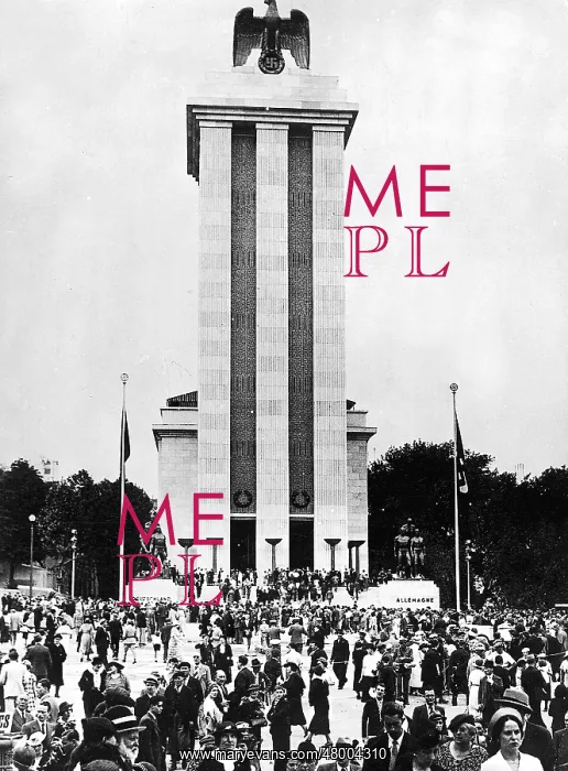 : German Pavilion designed by Albert Speer, Paris : German Pavilion designed by Albert Speer, Paris