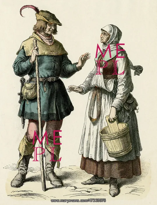 : GERMAN PEASANTS C.1515 : GERMAN PEASANTS C.1515