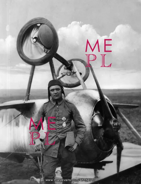 : German pilot in the First World War, 1917 : German pilot in the First World War, 1917