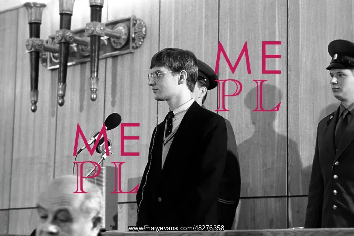 : German pilot Mathias Rust trial in Soviet Union, 1987 : German pilot Mathias Rust trial in Soviet Union, 1987