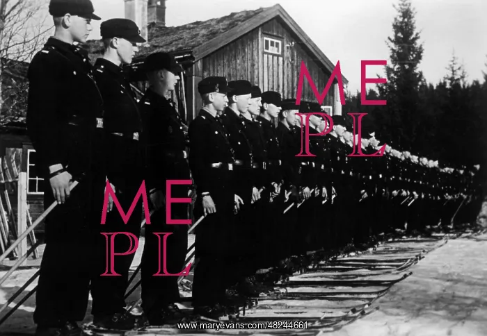 : German Pimpfe at Nordwall, 1943 : German Pimpfe at Nordwall, 1943