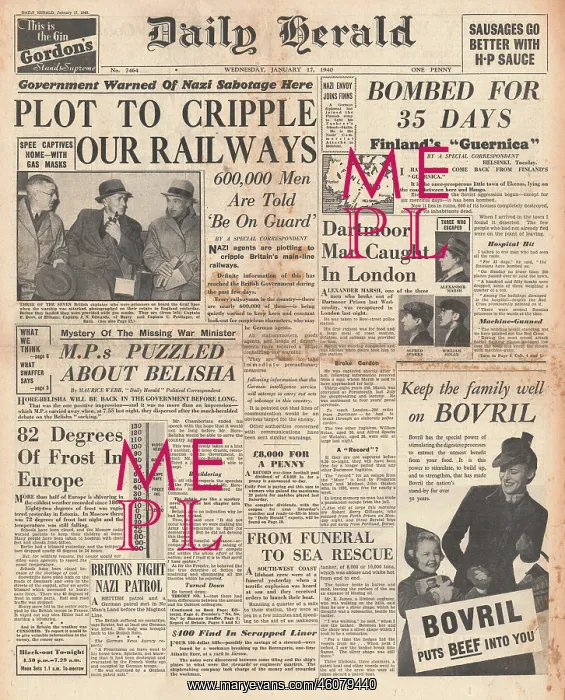 : German plot to cripple Britains Railways : German plot to cripple Britains Railways