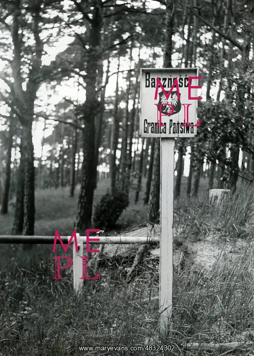 : German-Polish border in the governorate Schneidemuehl : German-Polish border in the governorate Schneidemuehl