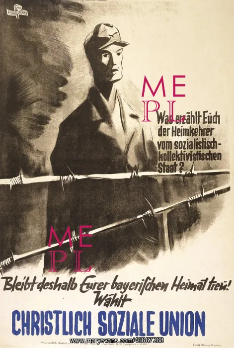 : German political poster : German political poster