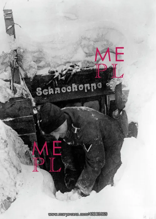  : German position on the Eastern Front in winter, 1942