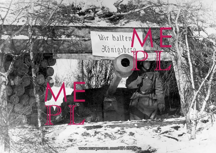  : German position in front of Koenigsberg, 1945