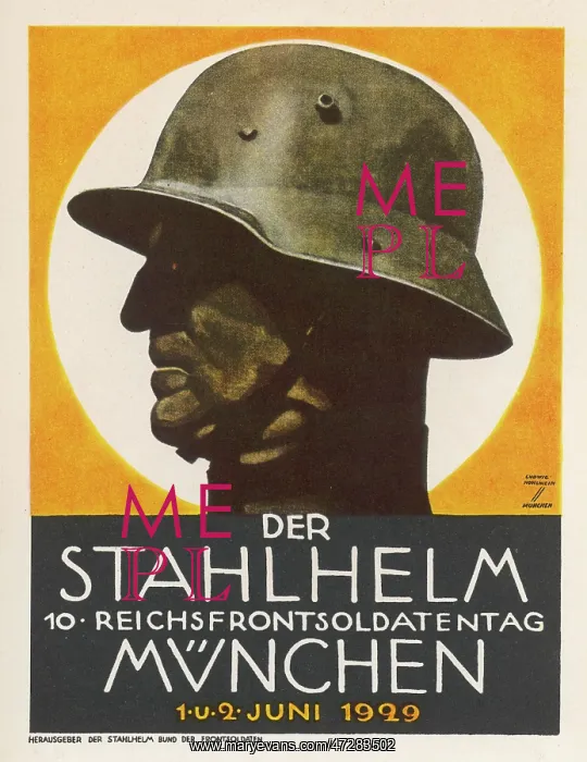 : GERMAN POSTER 1929 : GERMAN POSTER 1929