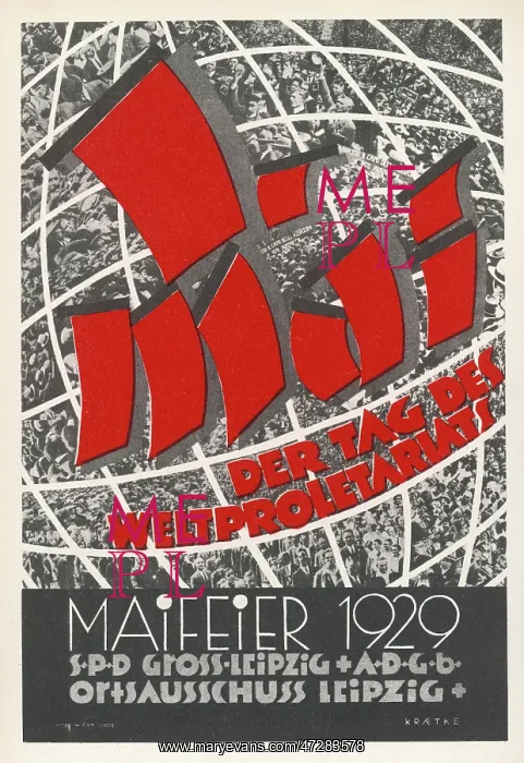 : GERMAN POSTER 1929 : GERMAN POSTER 1929