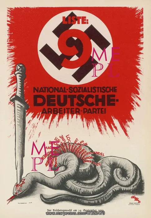 : GERMAN POSTER 1930 : GERMAN POSTER 1930