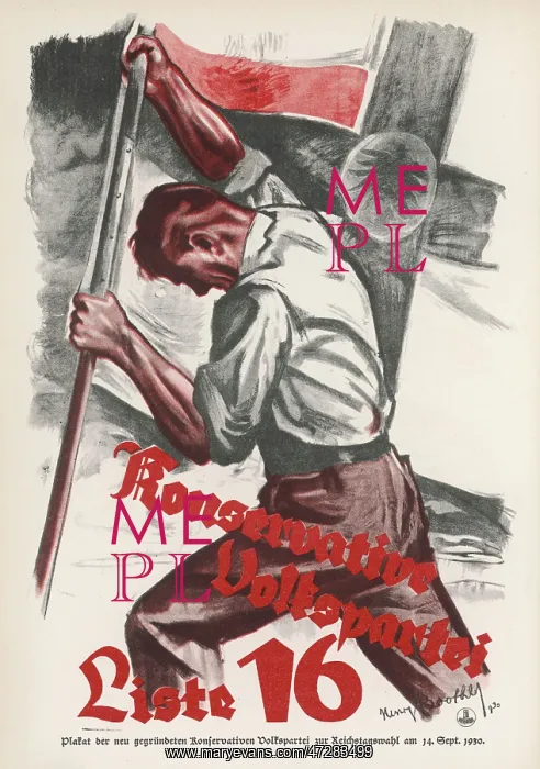 : GERMAN POSTER 1930 : GERMAN POSTER 1930