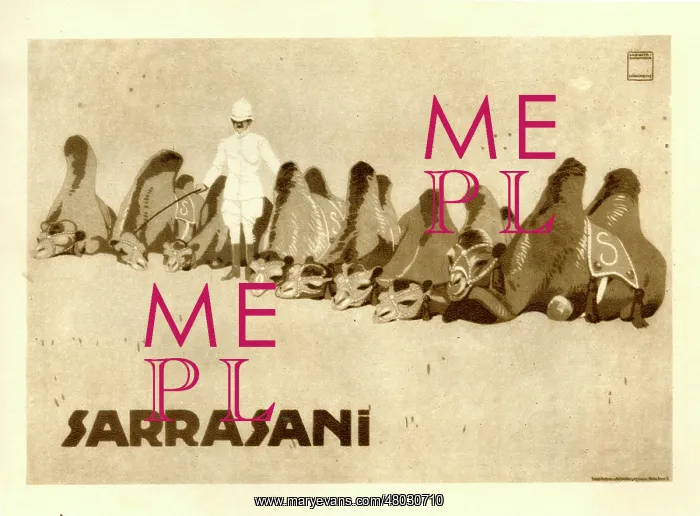 : A German poster advertising the German circus Sarrasani : A German poster advertising the German circus Sarrasani