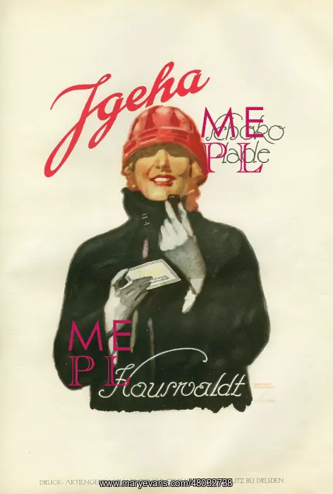 : A German poster advertisement for Jgeha Chocolate : A German poster advertisement for Jgeha Chocolate