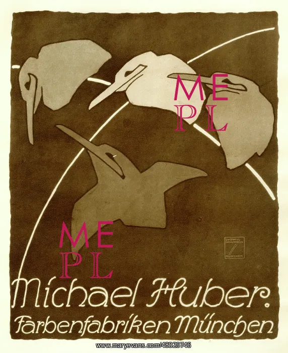 : A German poster advertising Michael Huber : A German poster advertising Michael Huber
