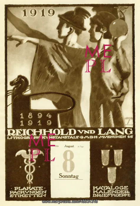 : A German poster advertising the Reichhold & Lang : A German poster advertising the Reichhold & Lang