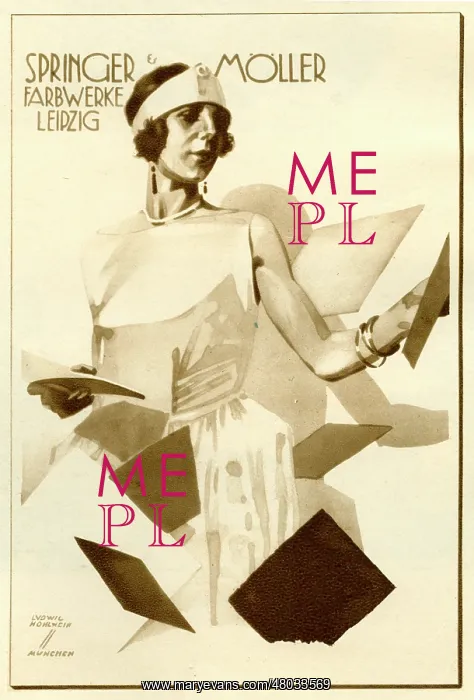 : A German poster advertising Springer Moller : A German poster advertising Springer Moller
