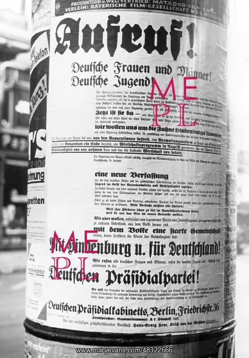 : Call of the German Presidential Party, 1932 : Call of the German Presidential Party, 1932