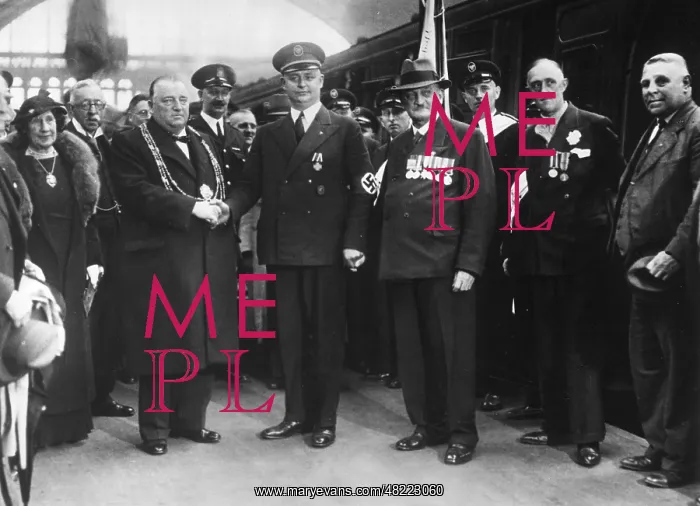 : Former German prisoners of war as guests in Brighton, 19 : Former German prisoners of war as guests in Brighton, 19