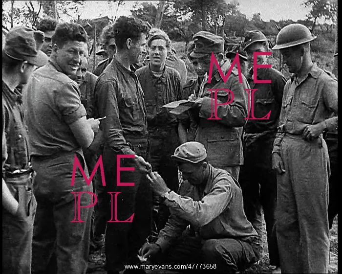 : German Prisoners of War, Somewhere in Italy : German Prisoners of War, Somewhere in Italy
