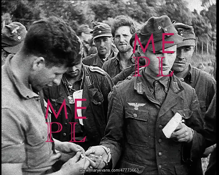 : German Prisoners of War, Somewhere in Italy : German Prisoners of War, Somewhere in Italy