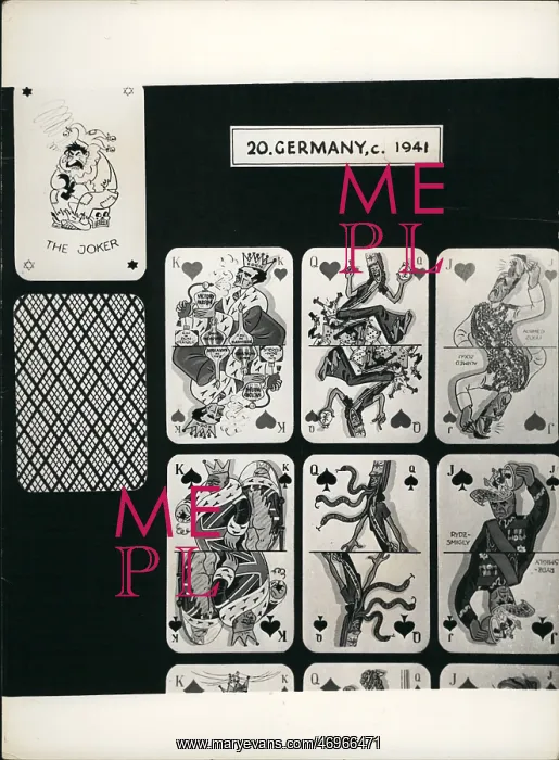 : German propaganda playing cards, WW2 : German propaganda playing cards, WW2