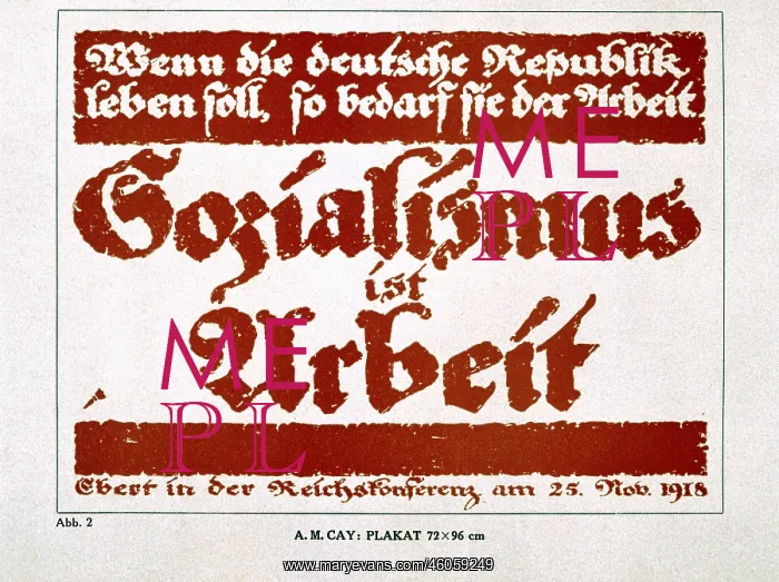 : German propaganda poster : German propaganda poster