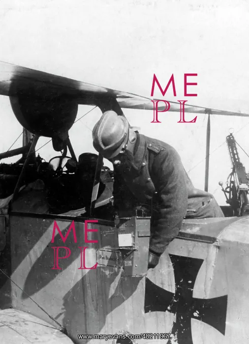 : German reconaissance plane, 1917 : German reconaissance plane, 1917